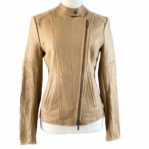 SAND Copenhagen Leather Moto Jacket 34